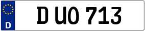 Truck License Plate
